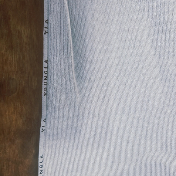 YoungLA Light-Blue/Gray Unisex Sweatpants - Picture 5 of 7